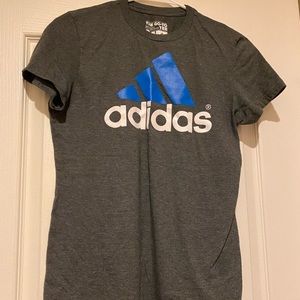 NWOT Adidas Grey The Go To Tee
